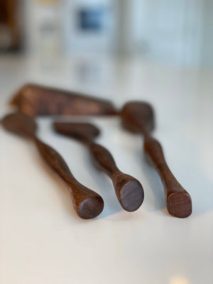 Kitchen Utensil Set | Wooden | Walnut