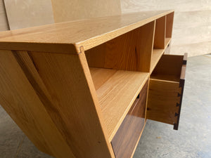 Angled 3-Drawer Credenza | Console | Oak | Walnut