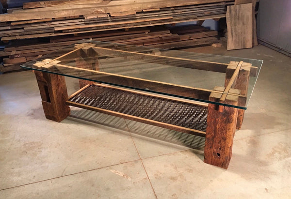 Ol'Gertrude - Barn Beam End store Table