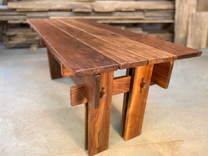 Japanese Style Bench Walnut