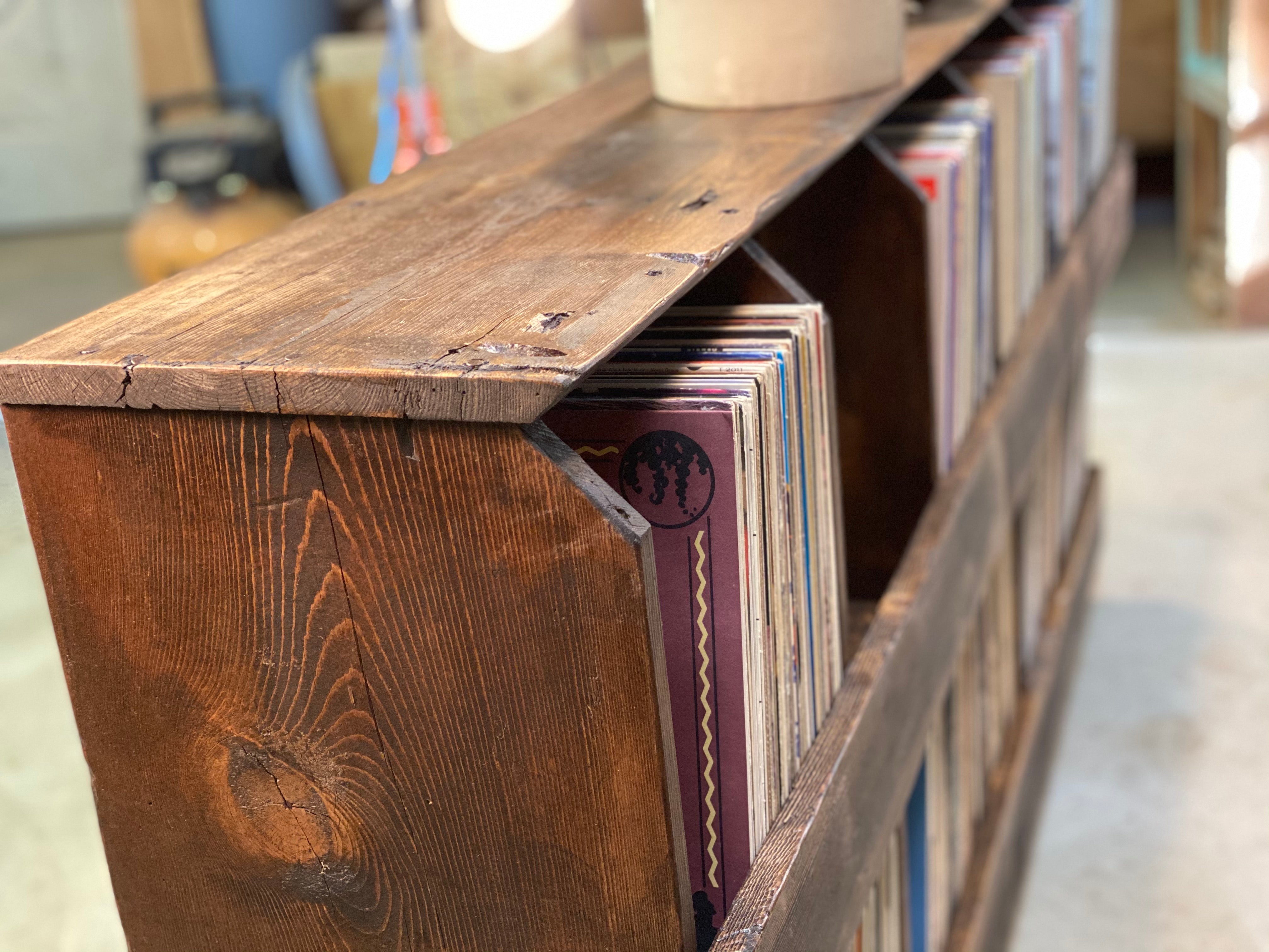 Record Credenza | Shelf | Reclaimed Chicken Roost